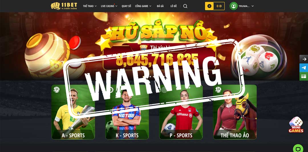 11bet lừa đảo